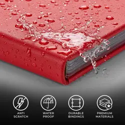 Red Card Storage Binder for Trading Cards - 20 Pages, High Capacity, Durable - Image 4