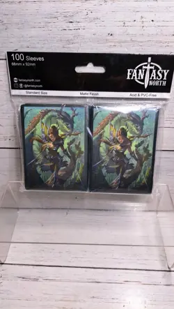 Fantasy North Card Sleeve Valora Lothuandyr Dragon Knight Teragotha 100 Soft Sle - Image 1