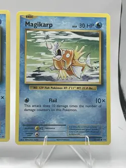 Pokemon TCG Magikarp Evolutions Card 33/108 Regular Common Set Of 3 - Image 4