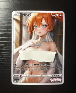 Pokemon Trainer 2 Sexy Story Anime Waifu Adult Non Foil Card - Image 1