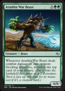 Arashin War Beast -Foil Medium Play MTG Fate Reforged - Image 1