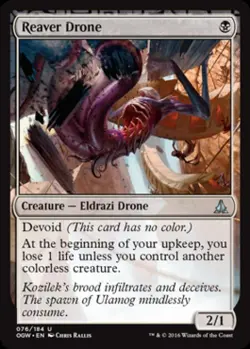 Reaver Drone -Foil Medium Play MTG Oath of the Gatewatch - Image 1
