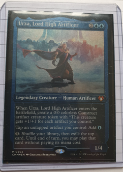 MTG Etched Foil - Urza, Lord High Artificer - Commander Masters [Good Condition] - Image 1