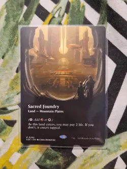 Sacred Foundry (Borderless) MTG [Edge of Eternities] Near Mint 282 0282 - Image 1
