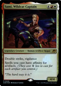 Sami, Wildcat Captain Foil Edge of Eternities 226 NM MTG - Image 1
