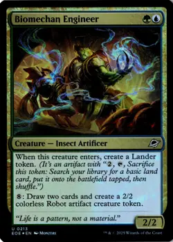 Biomechan Engineer Foil Edge of Eternities 213 NM MTG - Image 1