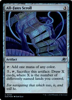 All-Fates Scroll Foil Edge of Eternities 234 NM MTG - Image 1
