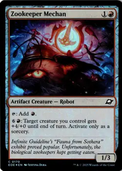 Zookeeper Mechan Foil Edge of Eternities 170 NM MTG - Image 1