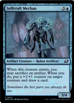 Selfcraft Mechan Foil Edge of Eternities 74 NM MTG - Image 1