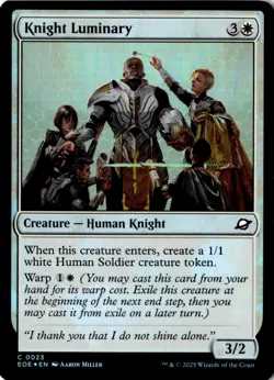 Knight Luminary Foil Edge of Eternities 23 NM MTG - Image 1