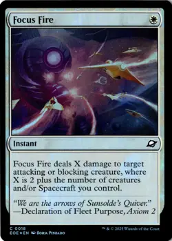 Focus Fire Foil Edge of Eternities 18 NM MTG - Image 1