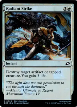 Radiant Strike Foil Edge of Eternities 29 NM MTG - Image 1