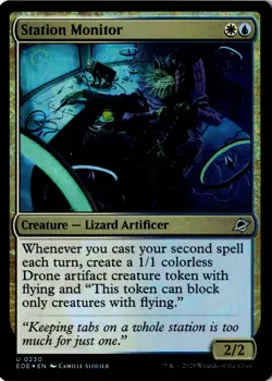 Station Monitor Foil Edge of Eternities 230 NM MTG - Image 1