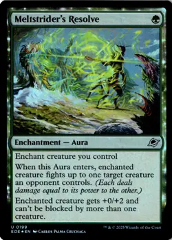 Meltstrider's Resolve Foil Edge of Eternities 199 NM MTG - Image 1
