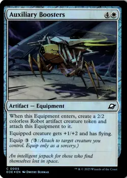 Auxiliary Boosters Foil Edge of Eternities 5 NM MTG - Image 1