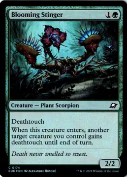 Blooming Stinger Foil Edge of Eternities 174 NM MTG - Image 1