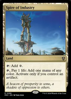 1x - Spire of Industry - CMR: Murders at Karlov Manor - NM MTG - Image 1