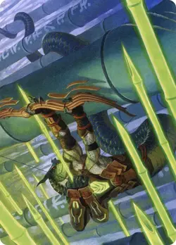 🧙Bamboo Grove Archer 20/81 Art Series NEO Neon Dynasty MTG - Image 1