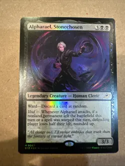 MTG - Alpharael, Stonechosen Edge of Eternities Foil NM - Image 1