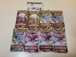 Pokemon TCG SWSH Lost Origin Booster Packs x8 - New & Sealed - Image 1
