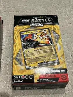 Lot of (2) Pokemon TCG EX Battle Deck Tapu Koko ex Lightning from the Sky - Image 3