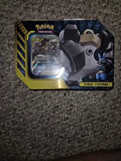 Pokemon Tag Team GX Tin Lucario & Melmetal 🧨✨FACTORY SEALED✨🧨 - Image 1