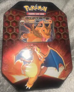 Pokemon TCG : Hidden Fates Tin - CHARIZARD GX - NEW FACTORY SEALED 820650804816 - Image 1