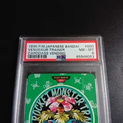 Pokemon Carddass Venusaur Town Map PSA8 Japanese anime manga - Image 2