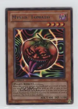 Mystic Tomato 1st Ed. YuGiOh Magic Ruler Booster #MRL-094 2002 1hr0 - Image 1