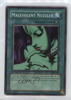 Malevolent Nuzzler 1st Ed. YuGiOh Magic Ruler Booster #MRL-005 2002 1hr0 - Image 1