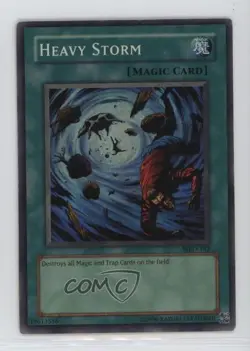 Heavy Storm (SR) Unlimited YuGiOh Metal Raiders #MRD-142 2002 1hr0 - Image 1