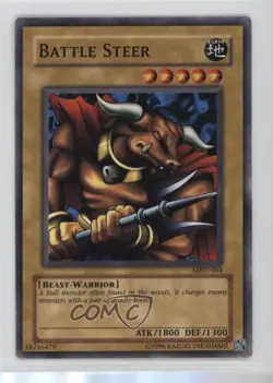 Battle Steer Unlimited YuGiOh Metal Raiders #MRD-064 2002 1hr0 - Image 1