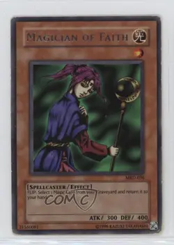 Magician of Faith (R) Unlimited YuGiOh Metal aiders #MRD-036 2002 1hr0 - Image 1