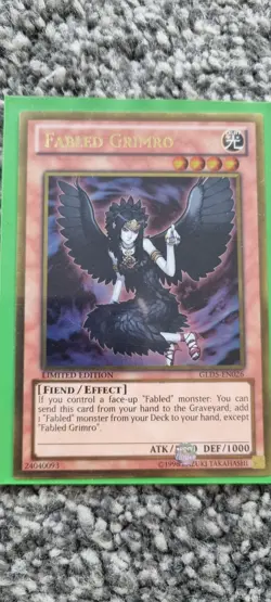 Fabled Grimro - Yugioh TCC - Gold Rare - GLD5-EN026 - LP - Free UK P&P - Image 1