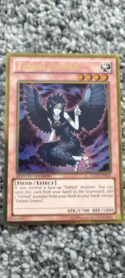 Fabled Grimro - Yugioh TCC - Gold Rare - GLD5-EN026 - LP - Free UK P&P - Image 2