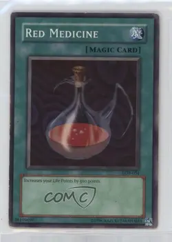 Red Medicine YuGiOh Legend of Blue Eyes White Dragon #LOB-054 2002 1hr0 - Image 1