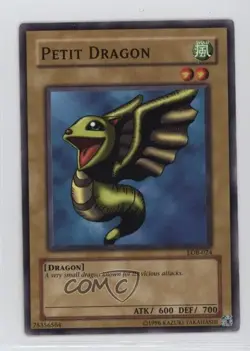 Petit Dragon YuGiOh Legend of Blue Eyes White #LOB-024 2002 1hr0 - Image 1