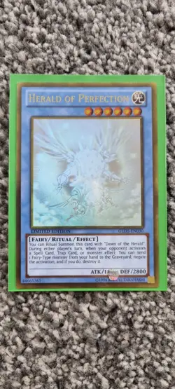 Herald of Protection - Yugioh TCC - Ghost Rare - GLD5-EN030 - LP - Free UK P&P - Image 1