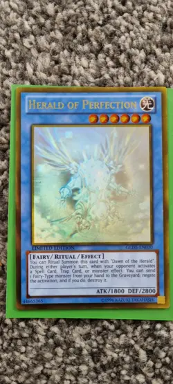 Herald of Protection - Yugioh TCC - Ghost Rare - GLD5-EN030 - LP - Free UK P&P - Image 2