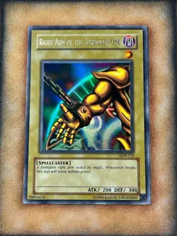 YuGiOh Right Arm of the Forbidden One - LOB-122 Unlimited Original Print LP-MP - Image 1