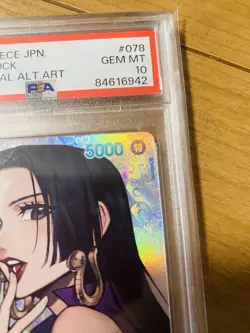 PSA10 Boa Hancock SR SPC Parallel One Piece Card Kingdom of Deceit - Image 4