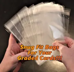 PSA Graded Card Bags Sleeves (100 Count) Soft Holders for Trading Clear - Image 2
