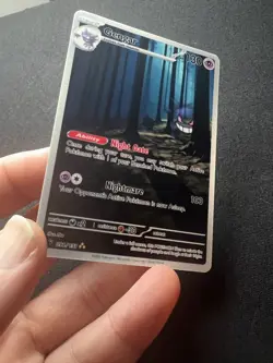 Pokemon Fanart Glow in the Dark Gengar Card - Image 4