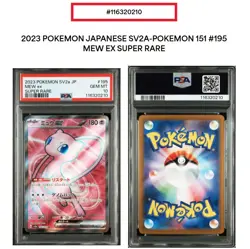PSA 10 Mew ex SR sv2a 195/165 Scarlet & Violet Pokemon Card 151 Japanese - Image 1