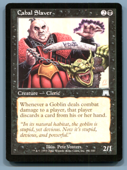 MTG Cabal Slaver Onslaught #131 ONS Uncommon - Image 1