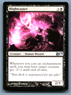 MTG Blightcaster Magic 2014 (M14) #86 M14 Uncommon - Image 1