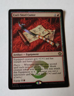 MtG Cori-Steel Cutter (TDM-0103) Rare Promo Foil English MINT - Image 1