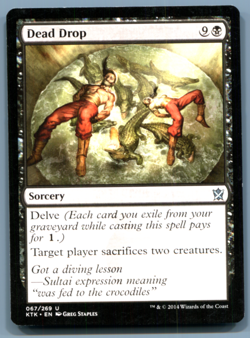 MTG Dead Drop Khans of Tarkir #67 KTK Uncommon - Image 1