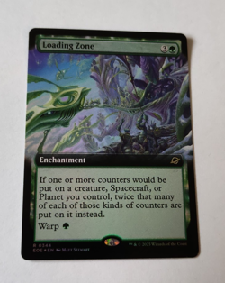 MtG Loading Zone (EOE-0344) Rare Full Art / Borderless Foil English MINT - Image 1