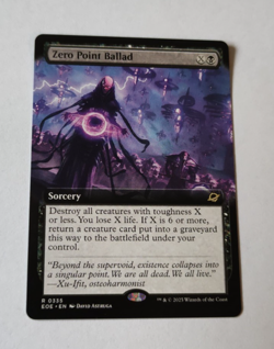 MtG Zero Point Ballad (EOE-0335) Rare Full Art / Borderless English MINT - Image 1